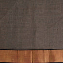 Ecru Colour Mercerised Cotton With Two Side Ethnic Border Fabric for Sarees and Kurti