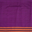 Magenta Colour Mercerised Cotton With Two Side Border Fabric for Sarees and Kurtis