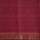 Maroon Colour Mercerised Cotton With Two Side Zari Border Fabric for Sarees and Kurtis
