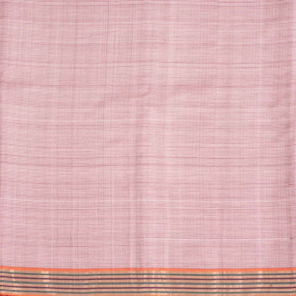 Off White Colour Mercerised Cotton With Two Side Zari Border Fabric for Sarees and Kurtis