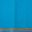 Sky Blue Colour Plain With Daman Border South Cotton Fabric