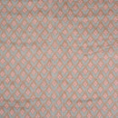 Mauve Colour Floral Print Muslin Feel Viscose Fabric