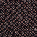 Black Colour Floral Block Print Cotton Fabric