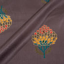 Cedar Colour Discharge Foil Print Rayon Fabric