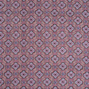 Dusty Rose Colour Floral Screen Print Cotton Fabric 