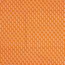 White Khadee and Orange Colour Floral Screen Print Cotton Fabric