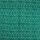 Green Colour Ikat Print Pin Tucks Cotton Fabric 34 inch Width