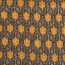Cedar Colour Floral Print 35 inch Width Pin Tucks Cotton Fabric 