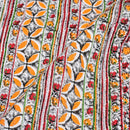 Multi Colour Floral Jaal Print 38 inch Width Pin Tucks Cotton Fabric 