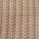 Multi Colour Floral Jaal Print 38 inch Width Pin Tucks Cotton Fabric 