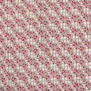 Beige Colour Floral Jaal Print Pin Tucks Cotton Fabric 34 inch Width