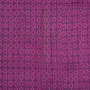 Magenta Colour Dabu Block Print 37 inch Width Pin Tucks Cotton Fabric 