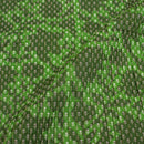 Green Colour Dabu Block Print 37 inch Width Pin Tucks Cotton Fabric 