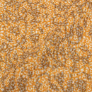 Apricot Orange Colour Dabu Block Print 38 inch Width Pin Tucks Cotton Fabric 