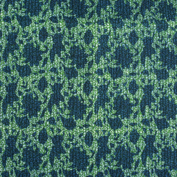 Indigo Colour Dabu Block Print 37 inch Width Pin Tucks Cotton Fabric 