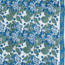 Off White Colour Leaves Block Print 36 inch Width Pin Tucks Cotton Fabric 