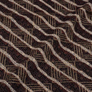 Coffee Brown Colour Authentic Hand Block Print Bagru Cotton Fabric