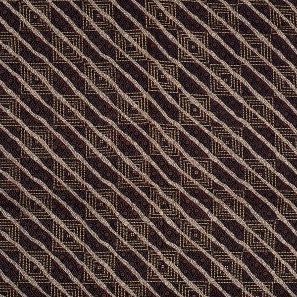 Coffee Brown Colour Authentic Hand Block Print Bagru Cotton Fabric