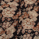 Black Colour Authentic Hand Block Print Mal Type Cotton Fabric