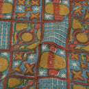 Blue Radiance Colour Authentic Hand Block Print Bagru Cotton Fabric