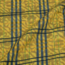 Multi Colour Unique Dabu With Screen Print Cotton Fabric