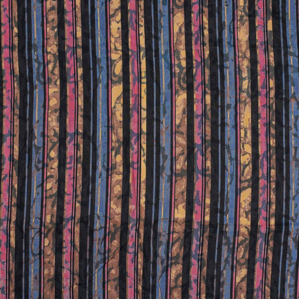 Black Colour Unique Dabu With Screen Print Cotton Fabric