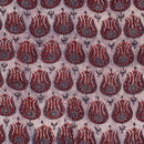 Brown Colour Authentic Ajarakh Hand Block Print Modal x Modal Fabric