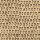 Beige Colour Authentic Ajarakh Hand Block Print Modal x Modal Fabric