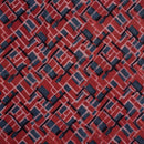 Maroon Colour Authentic Ajarakh Hand Block Print Modal x Modal Fabric