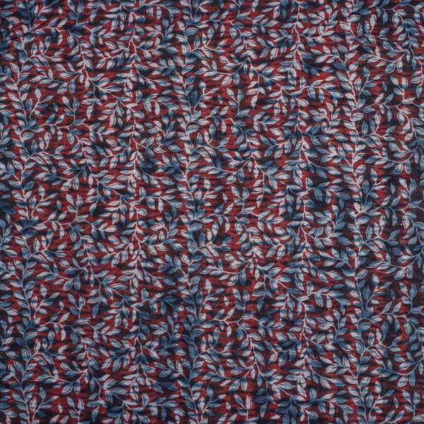 Indigo Colour Shibori Mono Chanderi Fabric Pre Cut Of 2.50 Meter Width 40 inches