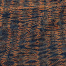 Peach Orange & Indigo Colour Shibori Mono Chanderi Fabric Pre Cut Of 2.50 Meter Width 40 inches