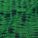 Green Colour Shibori Mono Chanderi Fabric Pre Cut Of 2.50 Meter Width 40 inches
