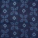 Indigo Colour Shibori Mono Chanderi Fabric Pre Cut Of 2.25 Meter Width 40 inch