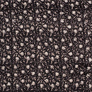 Carbon Black Colour Jawtha Block Print Cotton Modal Satin Fabric 