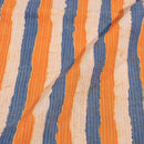 Multi Colour Dabu Kantha Cotton Fabric 42 inch Width