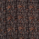 Ripe Plum Colour Bagru Print Kantha Cotton Fabric