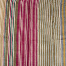 Multi Colour Block Print Pashmina Weave Silk Fabric Pre Cut Of 2.40 Meter