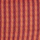 Poppy Red Colour Geometric Print Rayon Fabric With One Side Border 40 inch Width