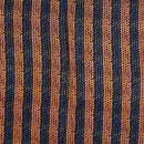 Blue Colour Geometric Print Rayon Fabric With One Side Border 40 inch Width