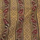 Mustard Colour Jawatha Dabu Theme Cotton Fabric
