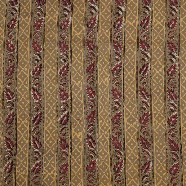 Mustard Colour Jawatha Dabu Theme Cotton Fabric