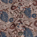 Dusty Rose Colour Floral Print Jawatha Cotton Fabric 