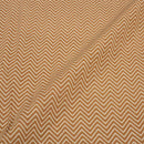 Mustard Colour Chevron Print Jawtha Cotton Fabric 