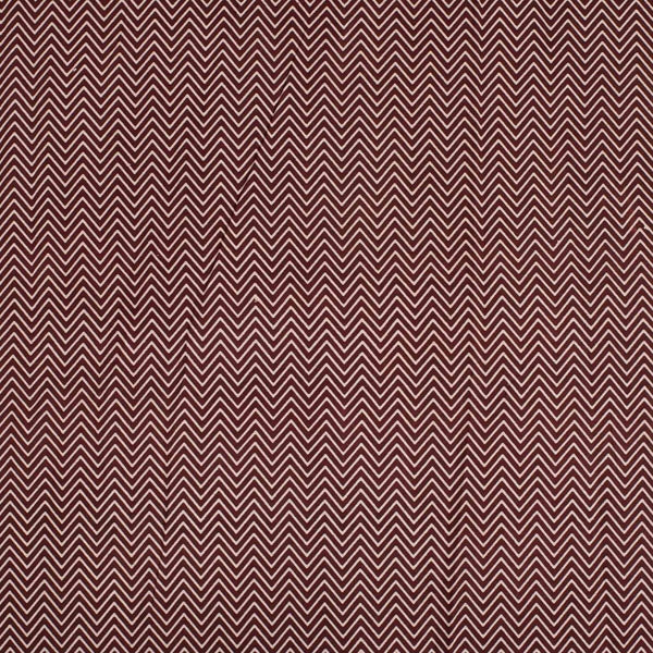 Plum Colour Chevron Print Jawtha Cotton Fabric 