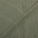 Green Colour Chevron Print Jawtha Cotton Fabric 