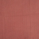 Maroon Colour Chevron Print Jawtha Cotton Fabric 