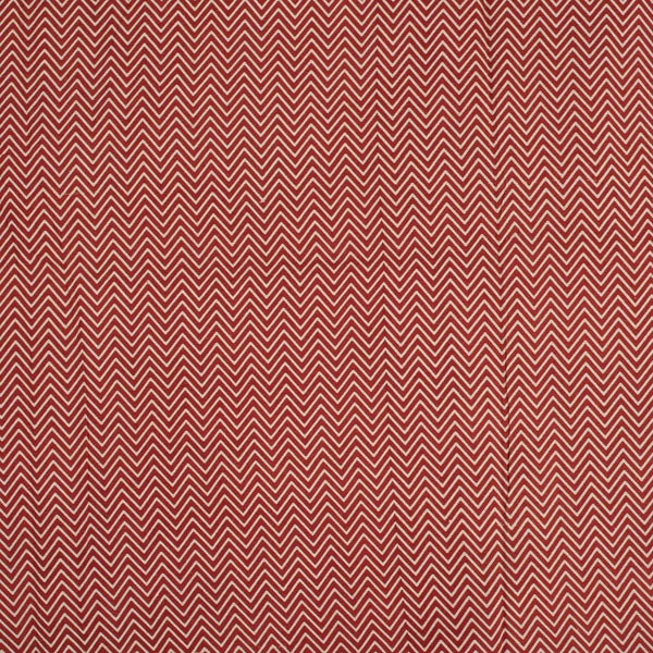 Maroon Colour Chevron Print Jawtha Cotton Fabric 