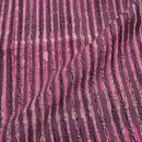 Lavender Colour Geometric Print Chanderi Feel Viscose Fabric 40 inches Width