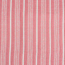 Carrot Pink Colour Jacquard Cotton Linen Fabric 